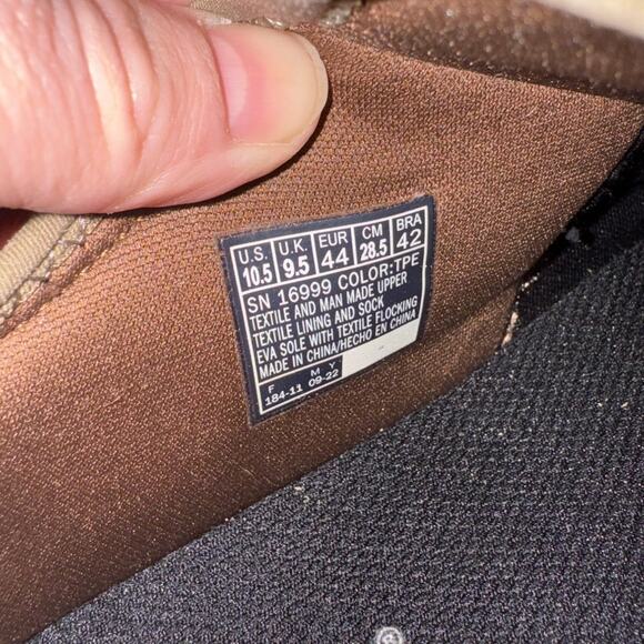 Skechers Mens Classic Fit Sneakers Taupe Size‎ 10.5 - Picture 7 of 7